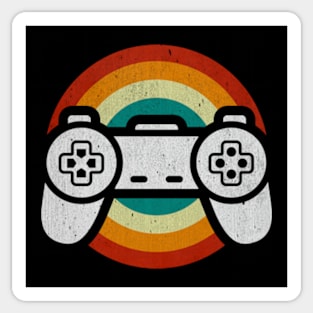 Retro Gamer Controller Sticker